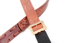 Curea chitară RightOn B.m. Bohemian  Light Brown