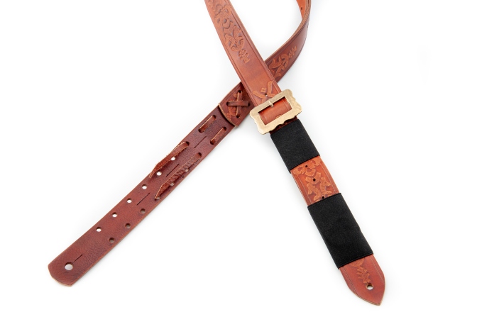 Curea chitară RightOn B.m. Bohemian  Light Brown