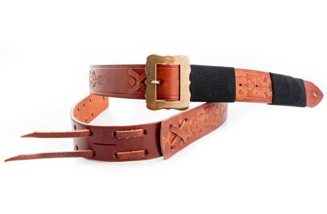 Curea chitară RightOn B.m. Bohemian  Light Brown