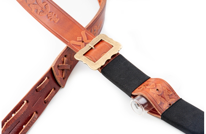 Curea chitară RightOn B.m. Bohemian  Light Brown