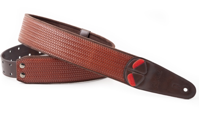Curea chitară RightOn Bond-60 Brown