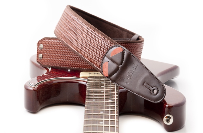 Curea chitară RightOn Bond-60 Brown