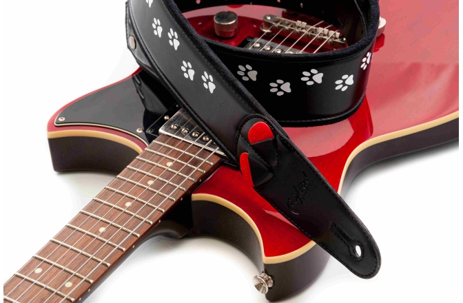 Curea chitară RightOn Cat Black