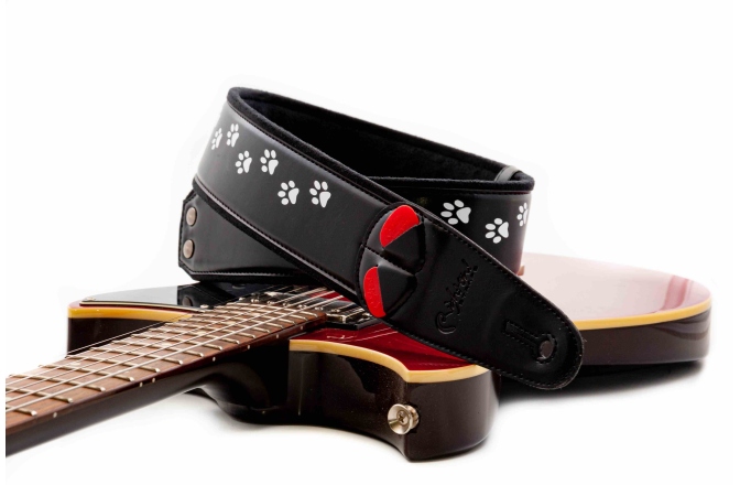 Curea chitară RightOn Cat Black