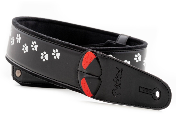 Curea chitară RightOn Cat Black