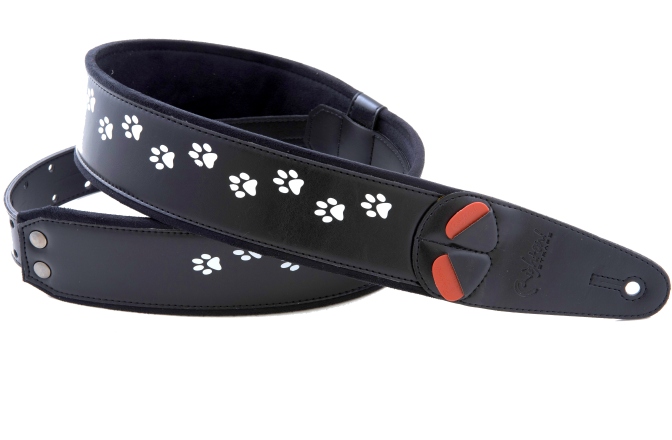 Curea chitară RightOn Cat Black