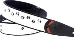 Curea chitară RightOn Cat White