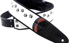 Curea chitară RightOn Cat White
