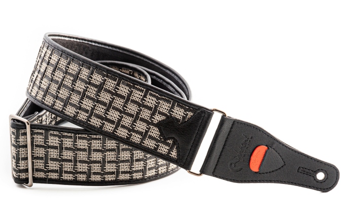 Curea chitară RightOn Checker Ii Black