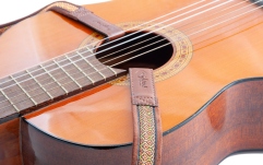 Curea chitară RightOn Classical-dual-hook Havana Brown