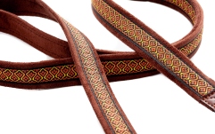 Curea chitară RightOn Classical-dual-hook Havana Brown