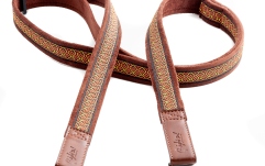 Curea chitară RightOn Classical-dual-hook Havana Brown