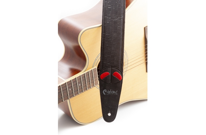 Curea chitară RightOn Cork Black