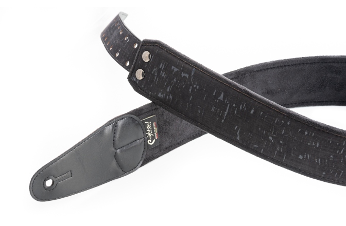 Curea chitară RightOn Cork Black