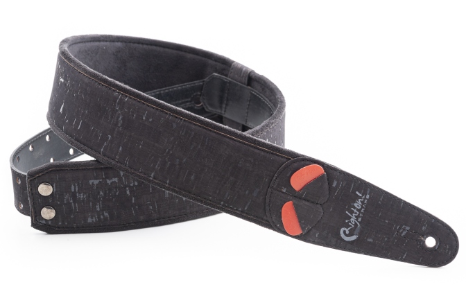 Curea chitară RightOn Cork Black