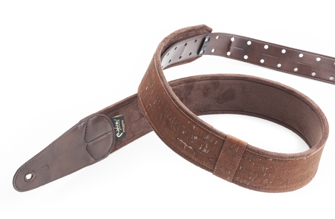 Curea chitară RightOn Cork Brown