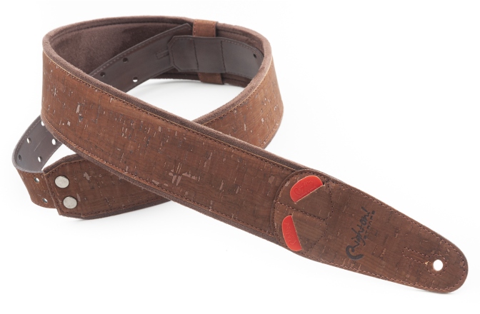 Curea chitară RightOn Cork Brown