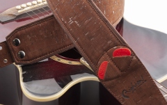 Curea chitară RightOn Cork Brown