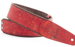 Curea chitară RightOn Cork Red