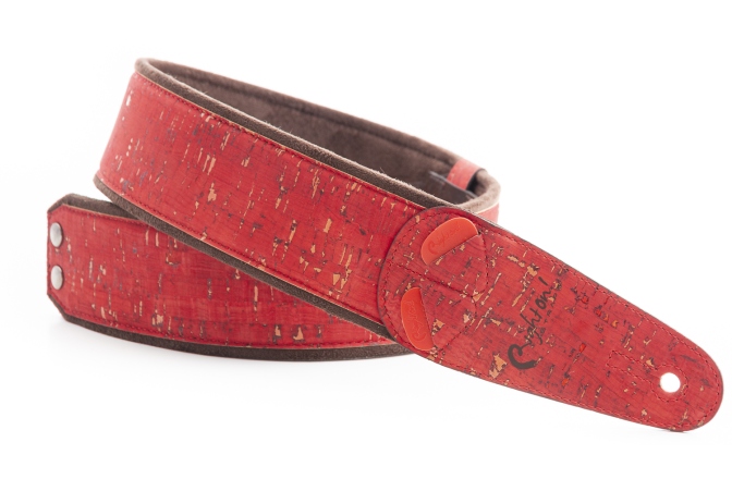 Curea chitară RightOn Cork Red