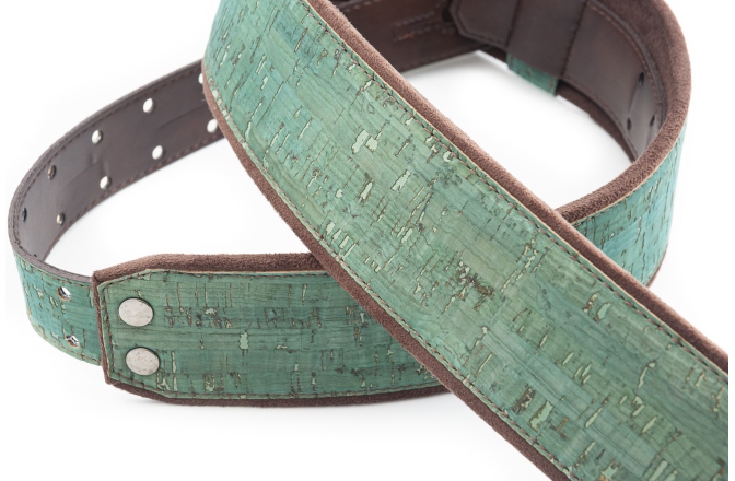 Curea chitară RightOn Cork Teal