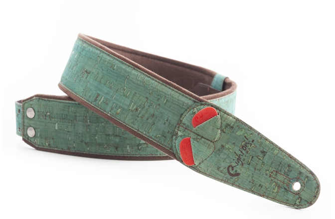 Curea chitară RightOn Cork Teal