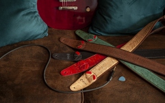 Curea chitară RightOn Cork Teal