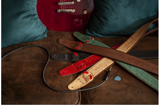 Curea chitară RightOn Cork Teal