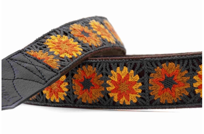 Curea chitară RightOn Crochet Brown