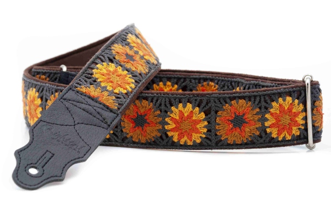 Curea chitară RightOn Crochet Brown