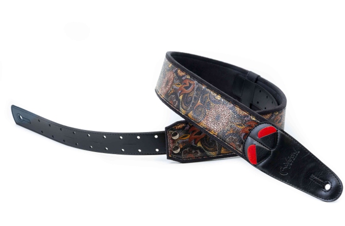 Curea chitară RightOn Crunch Black