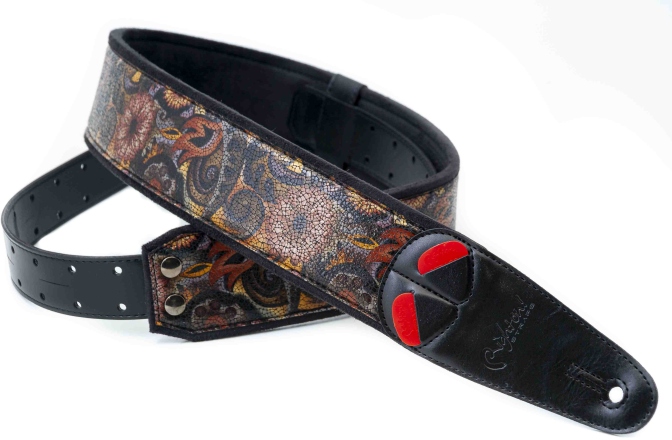 Curea chitară RightOn Crunch Black