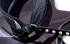 Curea chitară RightOn J.l. Python Black