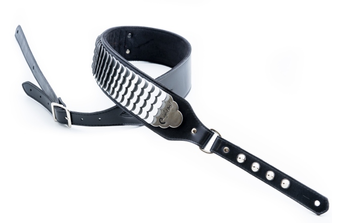 Curea chitară RightOn J.l. Python Black