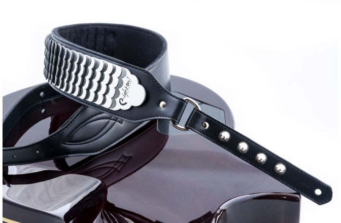 Curea chitară RightOn J.l. Python Black