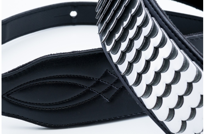 Curea chitară RightOn J.l. Python Black