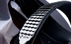 Curea chitară RightOn J.l. Python Black