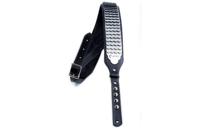 Curea chitară RightOn J.l. Python Black