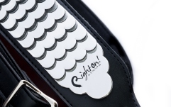Curea chitară RightOn J.l. Python Black