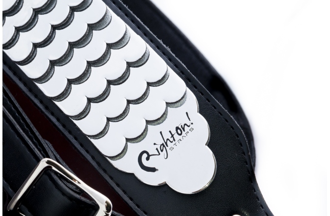 Curea chitară RightOn J.l. Python Black