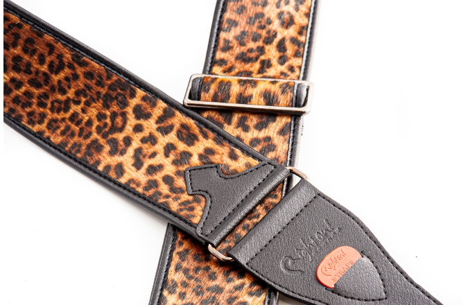 Curea chitară RightOn Leopard Beige