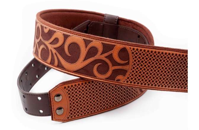 Curea chitară RightOn Nashville  Light Brown