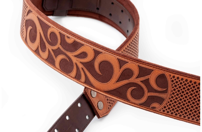 Curea chitară RightOn Nashville  Light Brown