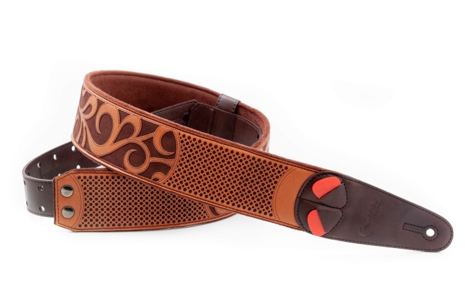 Curea chitară RightOn Nashville  Light Brown