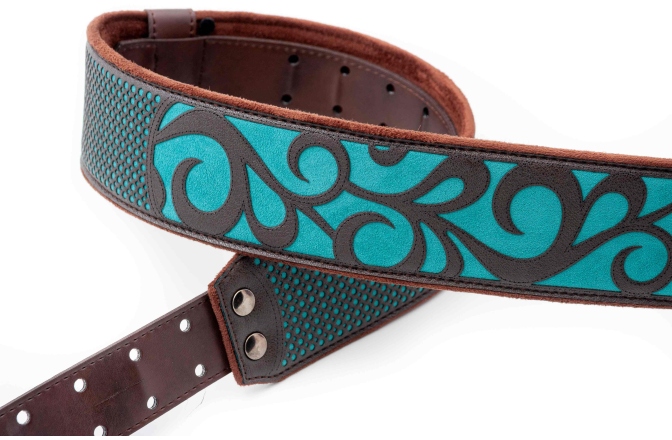 Curea chitară RightOn Nashville  Teal