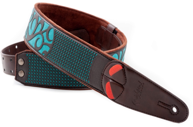 Curea chitară RightOn Nashville  Teal