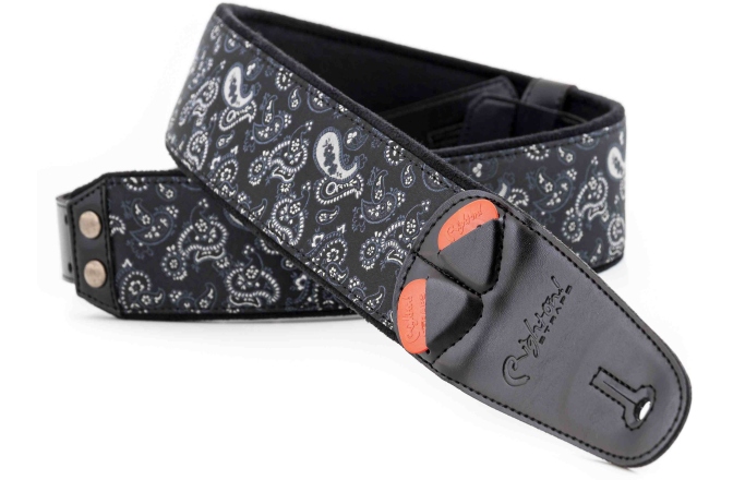 Curea chitară RightOn Paisley Black