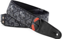 Curea chitară RightOn Paisley Black