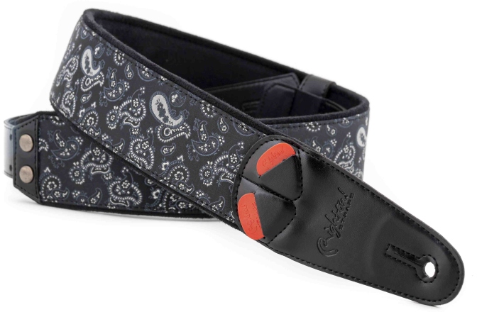 Curea chitară RightOn Paisley Black