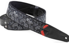Curea chitară RightOn Paisley Black